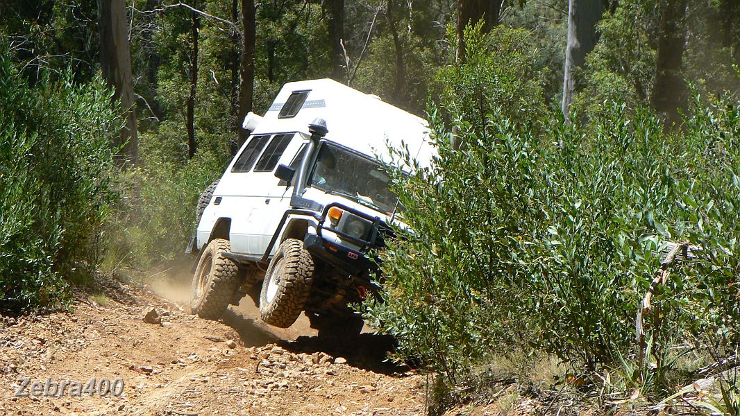 13-Harpo gets airborne on Shady Creek Track.JPG - 13-Harpo gets airborne on Shady Creek Track